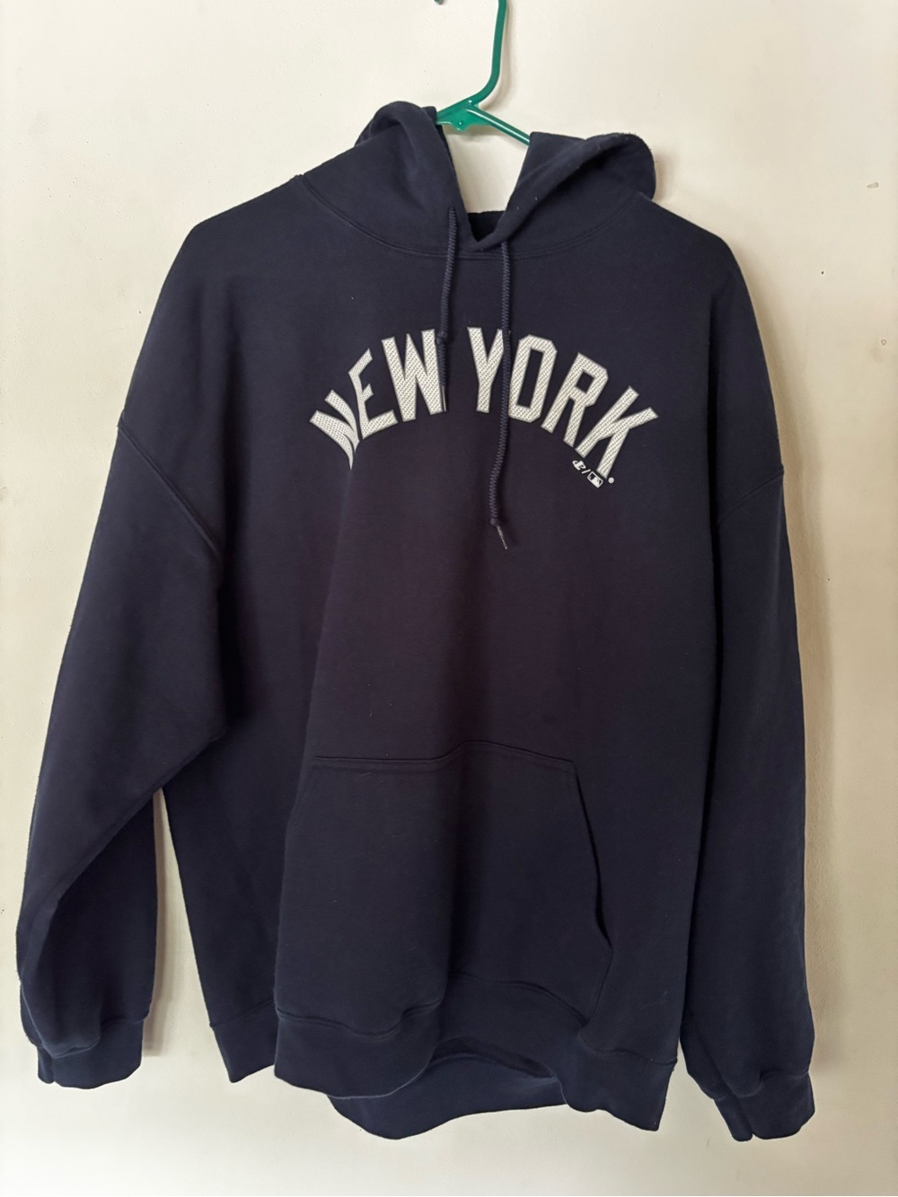 Logo Athletic Navy New York Pullover Hoodie